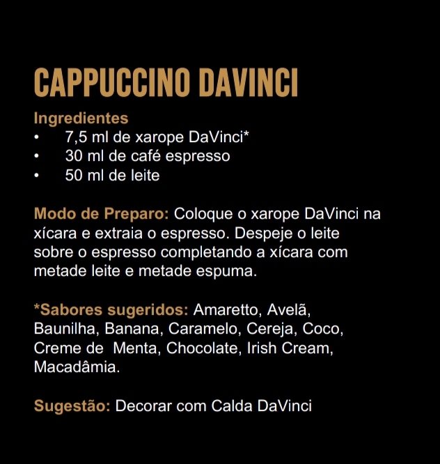 Receita Cappuccino