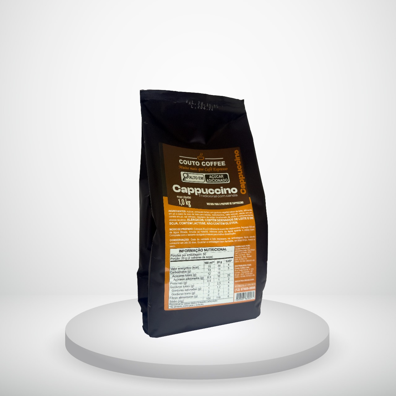 KIT COM 6 KG CAPPUCCINO COUTO COFFEE